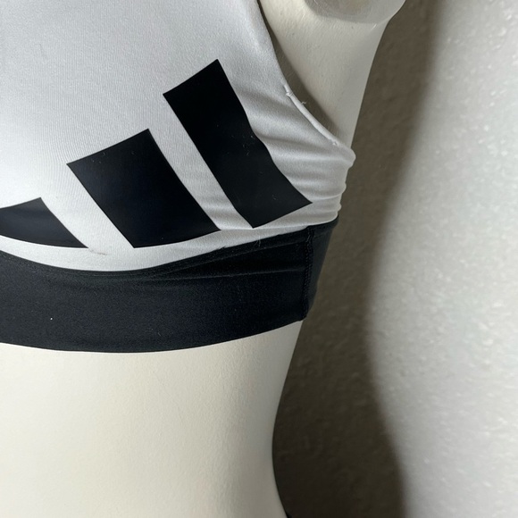 Adidas Crisscross Back Padded Sports Bra - Picture 2 of 5